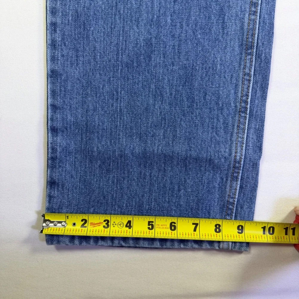 RedHead Mens Easy Fit Straight Leg Denim Jeans Blue 36x30 9050-AS Work Utility